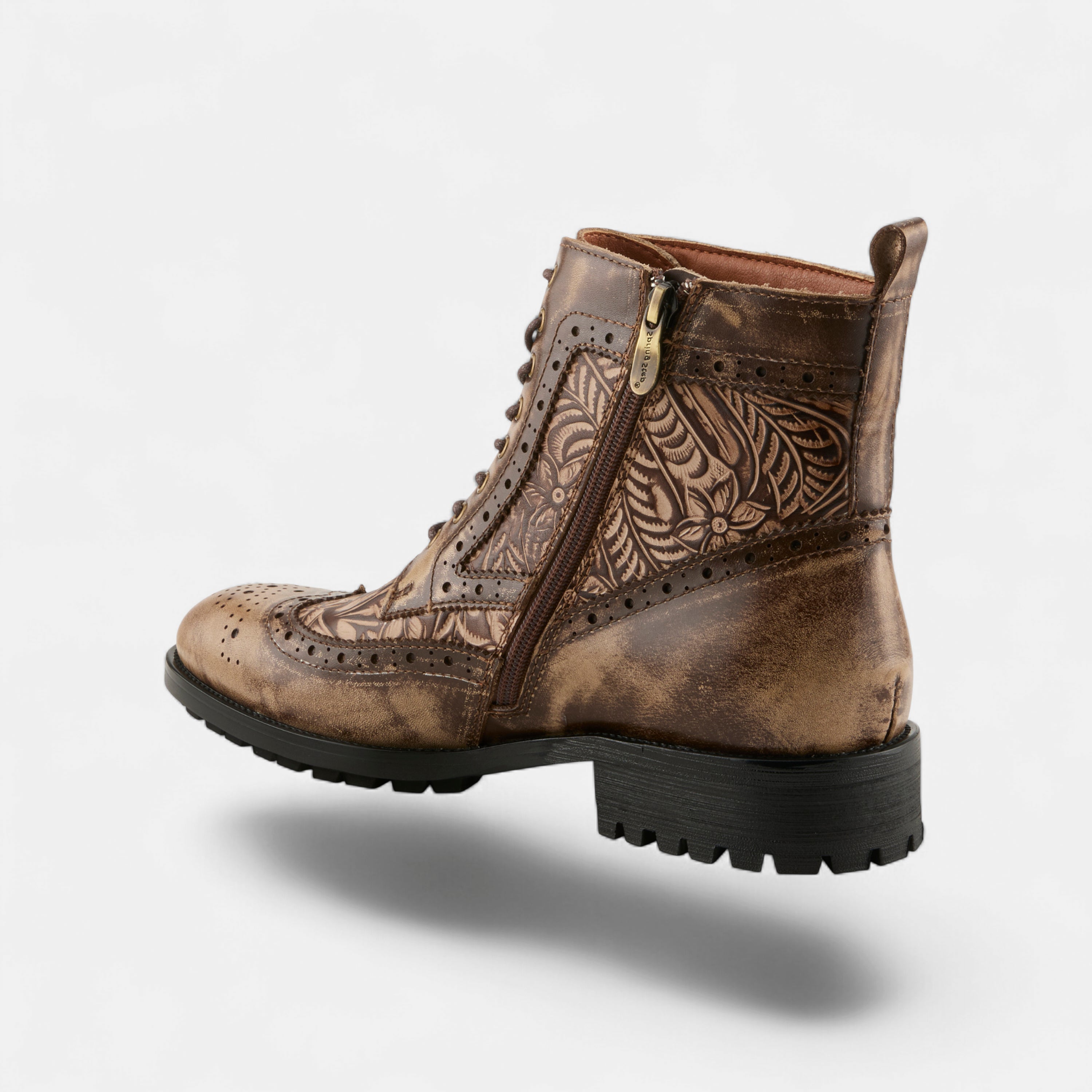 L'ARTISTE MEN DIGGINIT LIGHT BROWN MULTI BOOTS