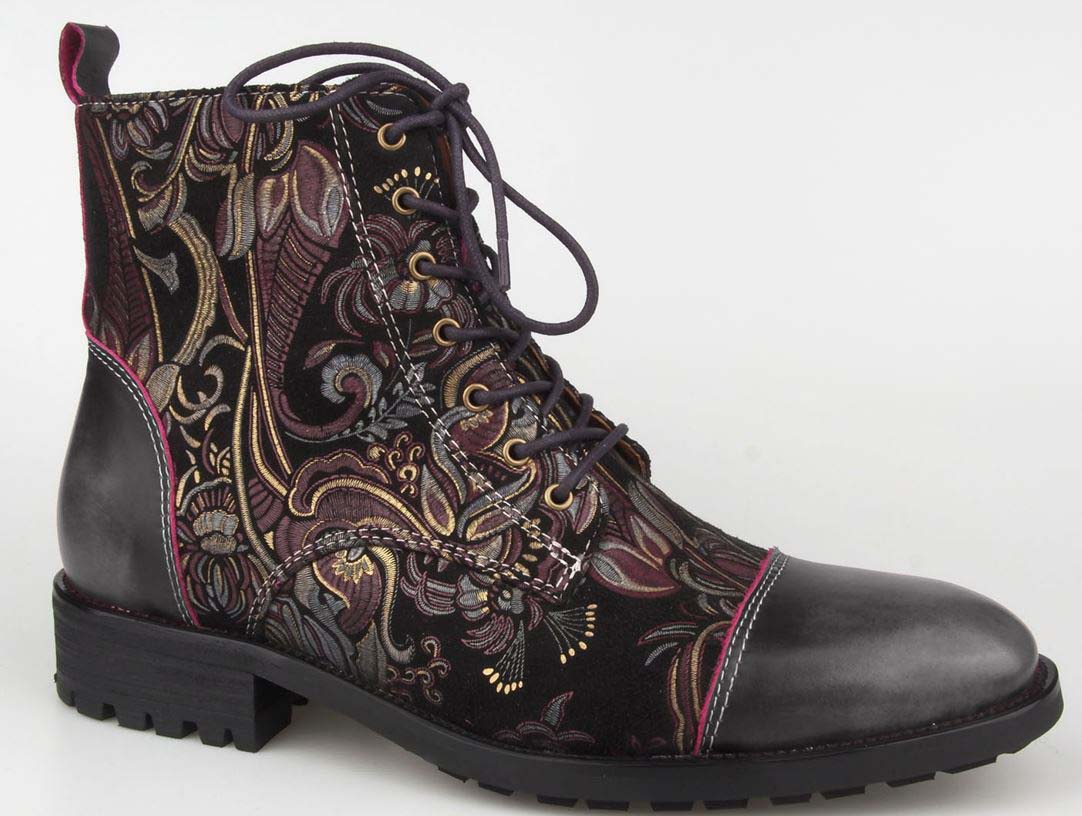Elton men's casual boots in Grey
