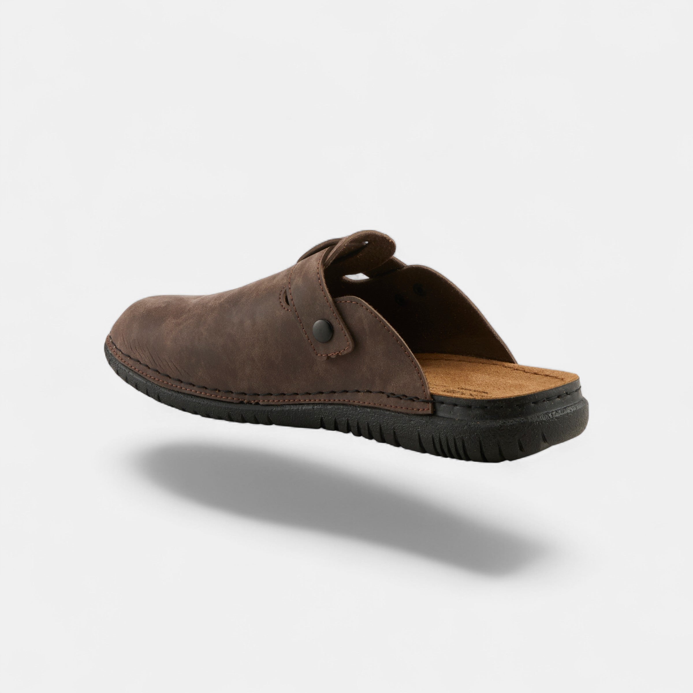 SPRING STEP MEN GARMEN BROWN NUBUCK SLIPPERS