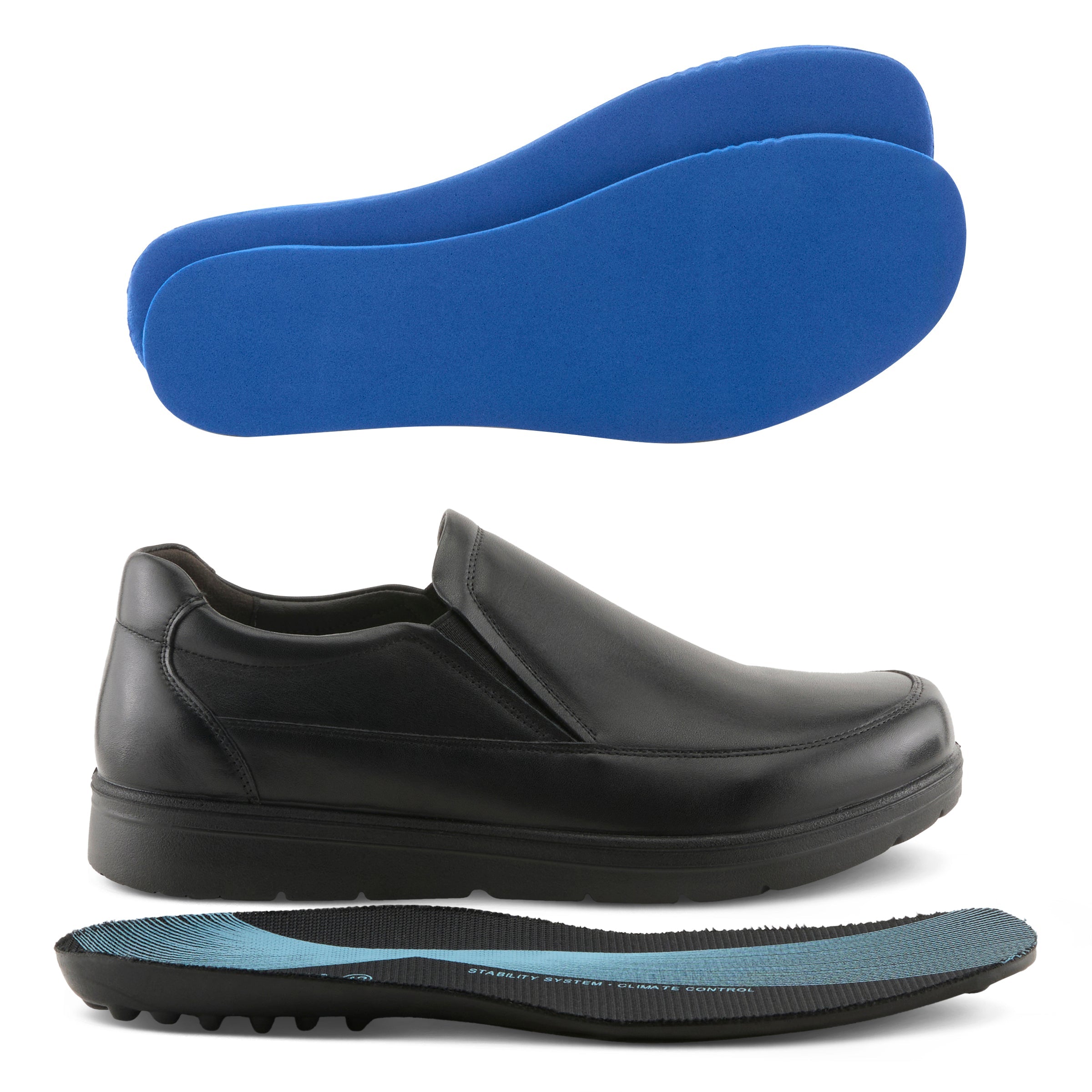 Hillis men's dress shoes in Black