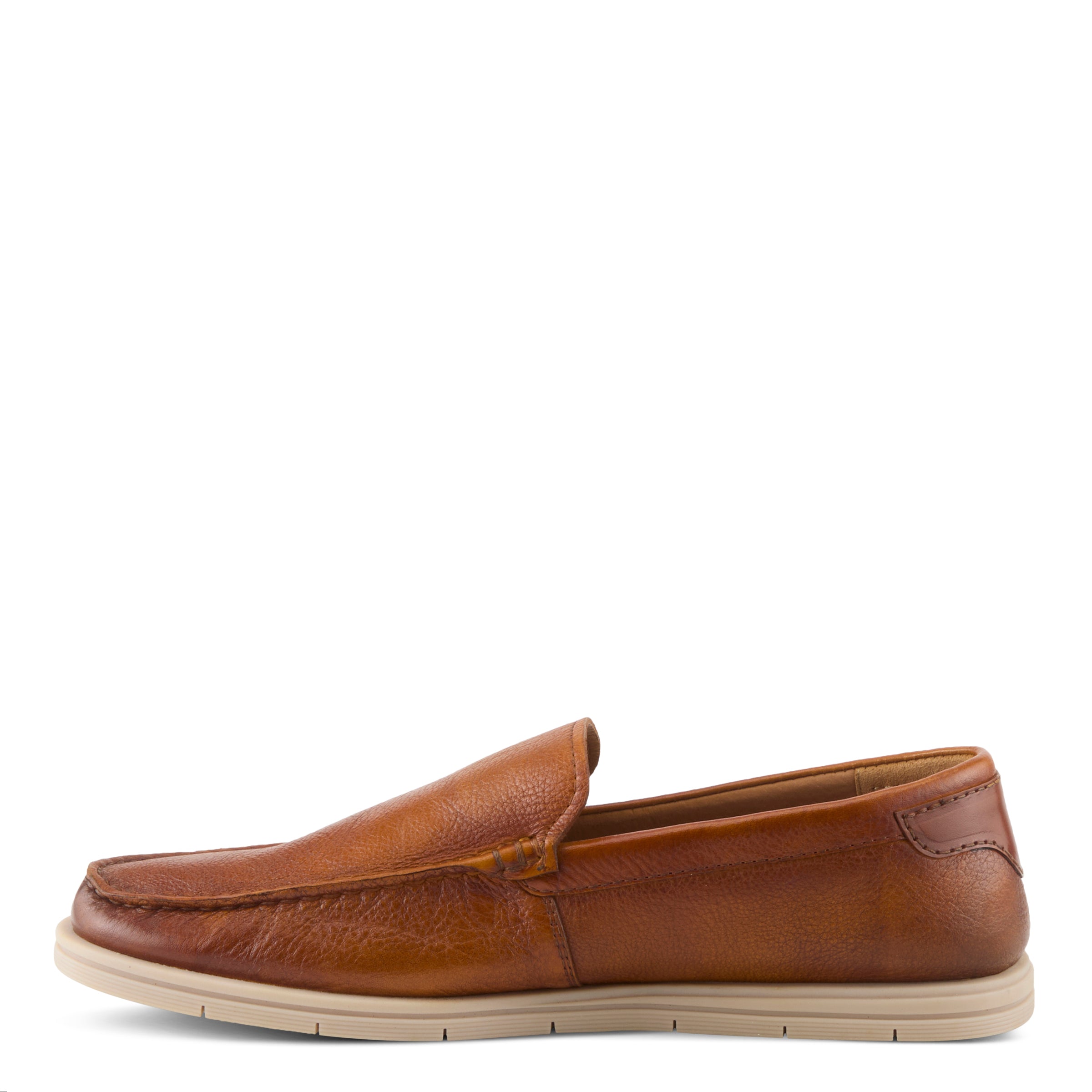 Hord men's slip-on dress shoes in Camel