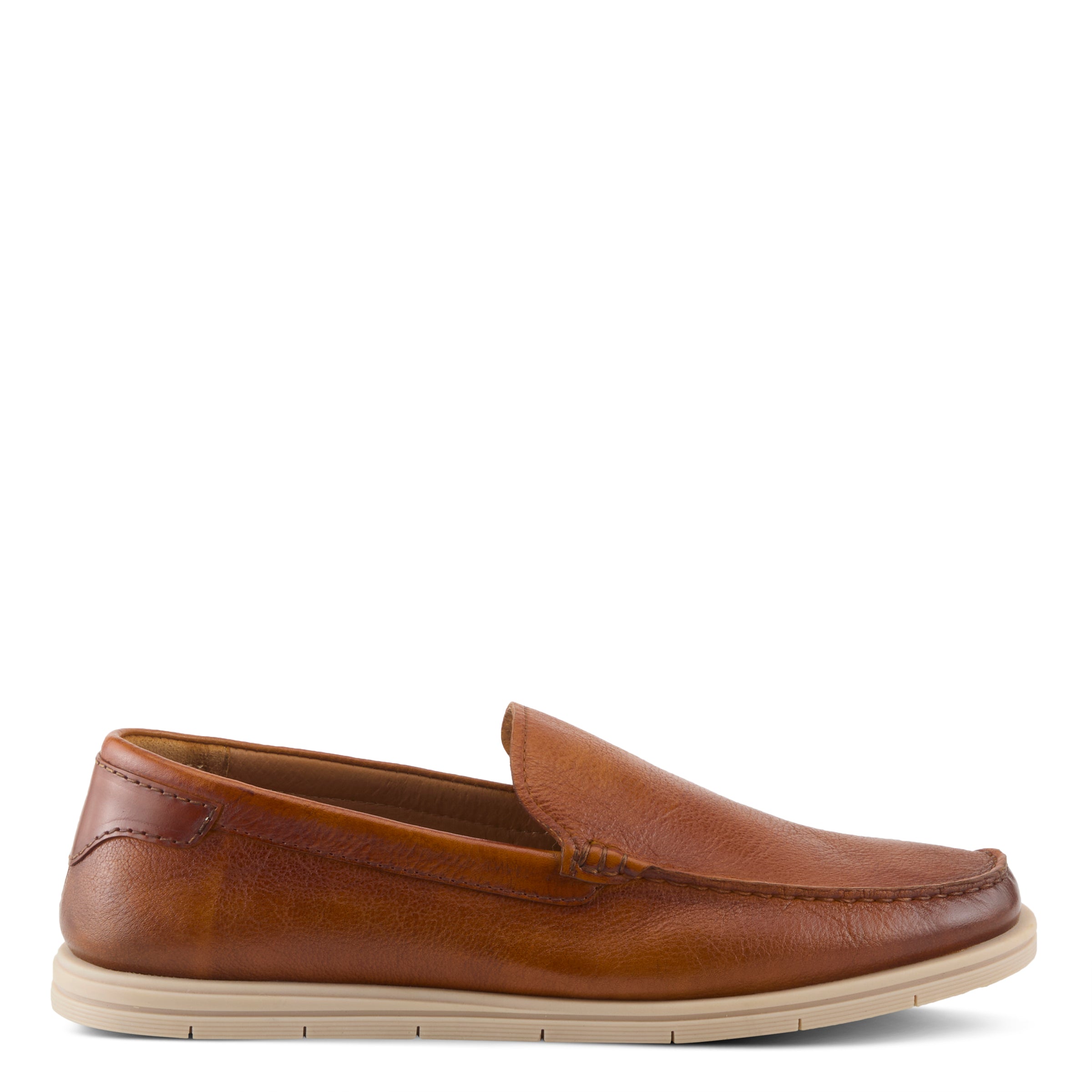 Hord men's slip-on dress shoes in Camel