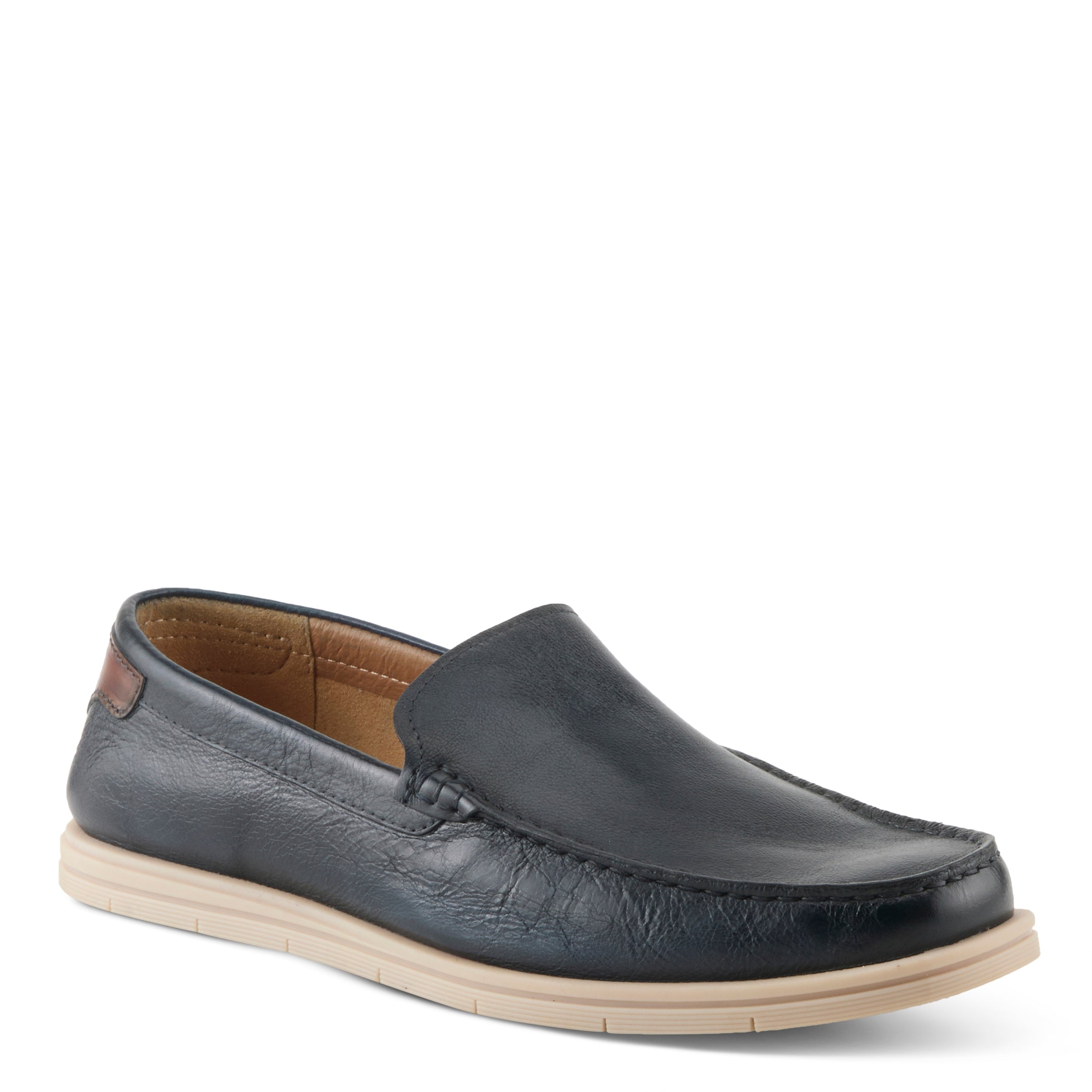 Hord men's slip-on dress shoes in Navy