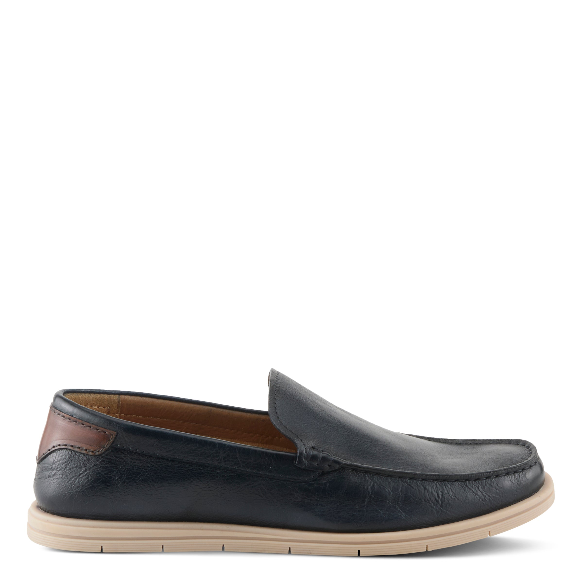 Hord men's slip-on dress shoes in Navy