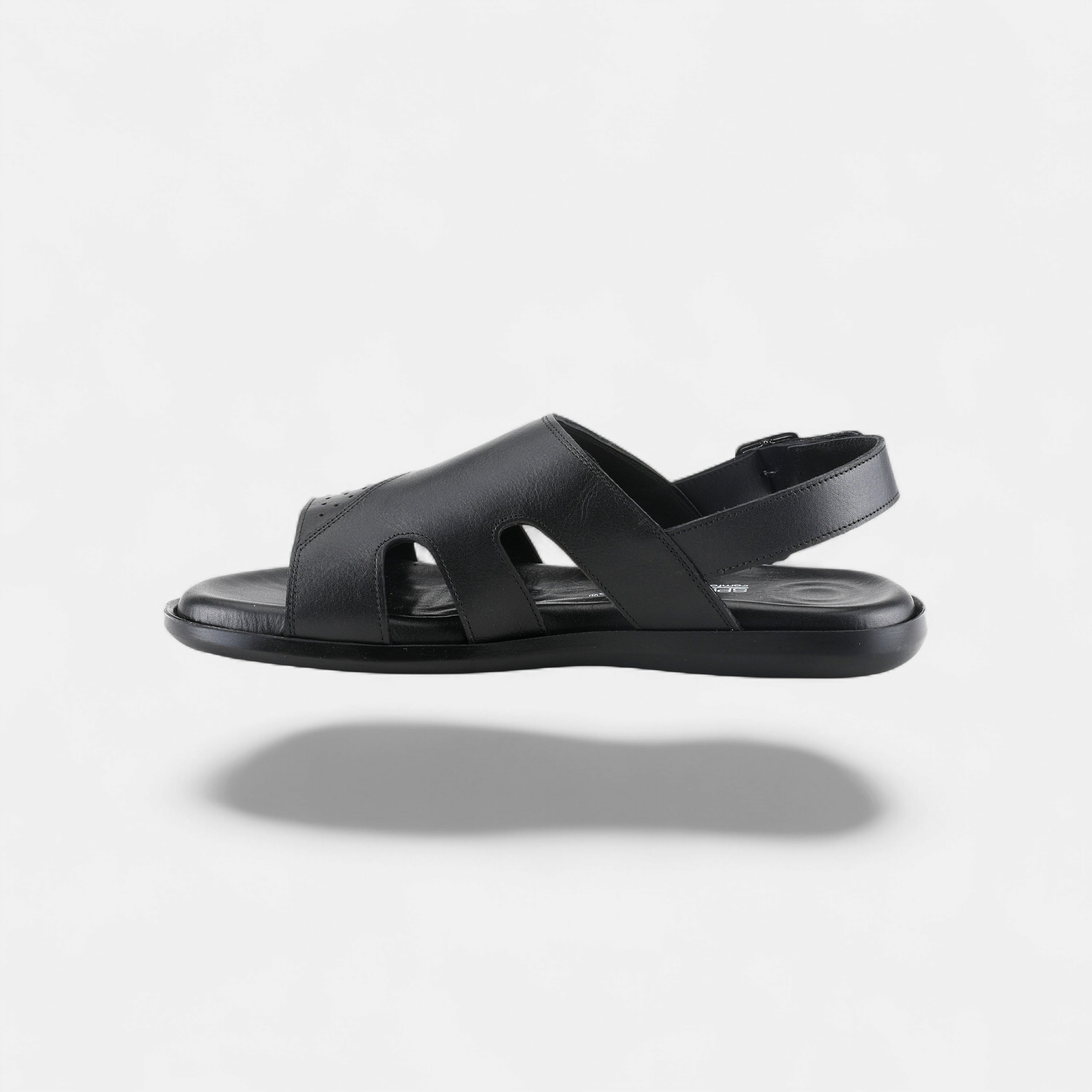 Spring Step Men Jeff Black Back Strap Sandals
