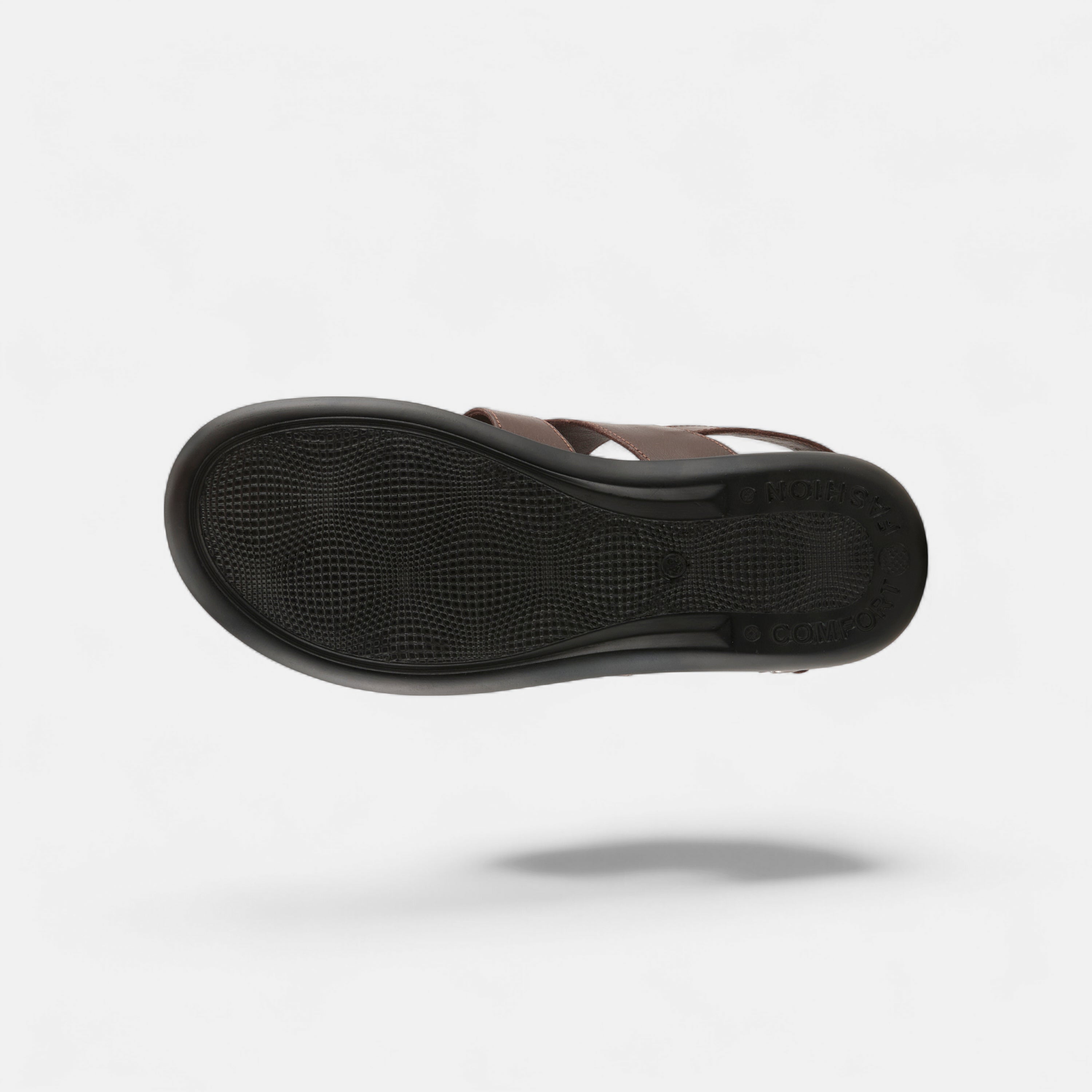 SPRING STEP MEN JEFF BROWN BACK STRAP SANDALS