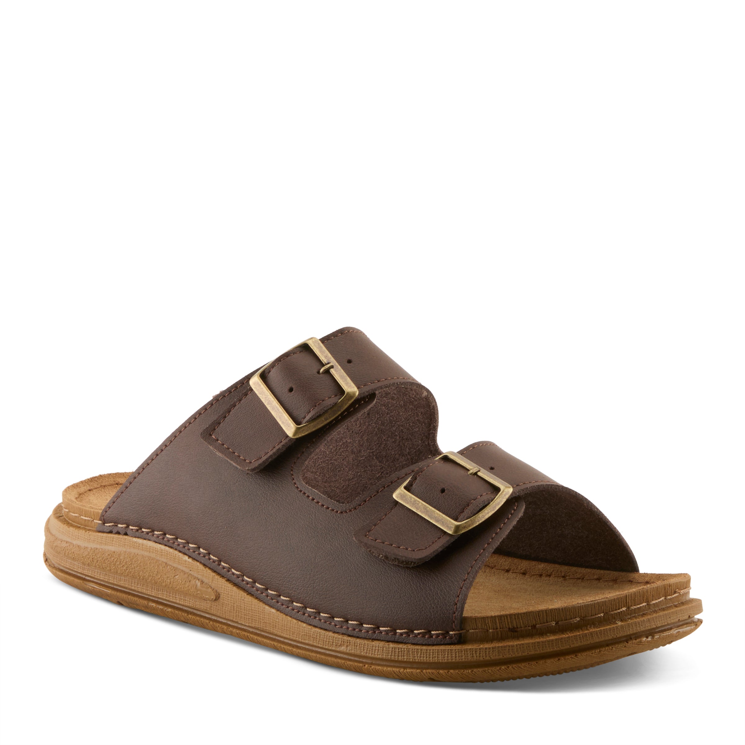 Kovan men's slide sandal in Brown