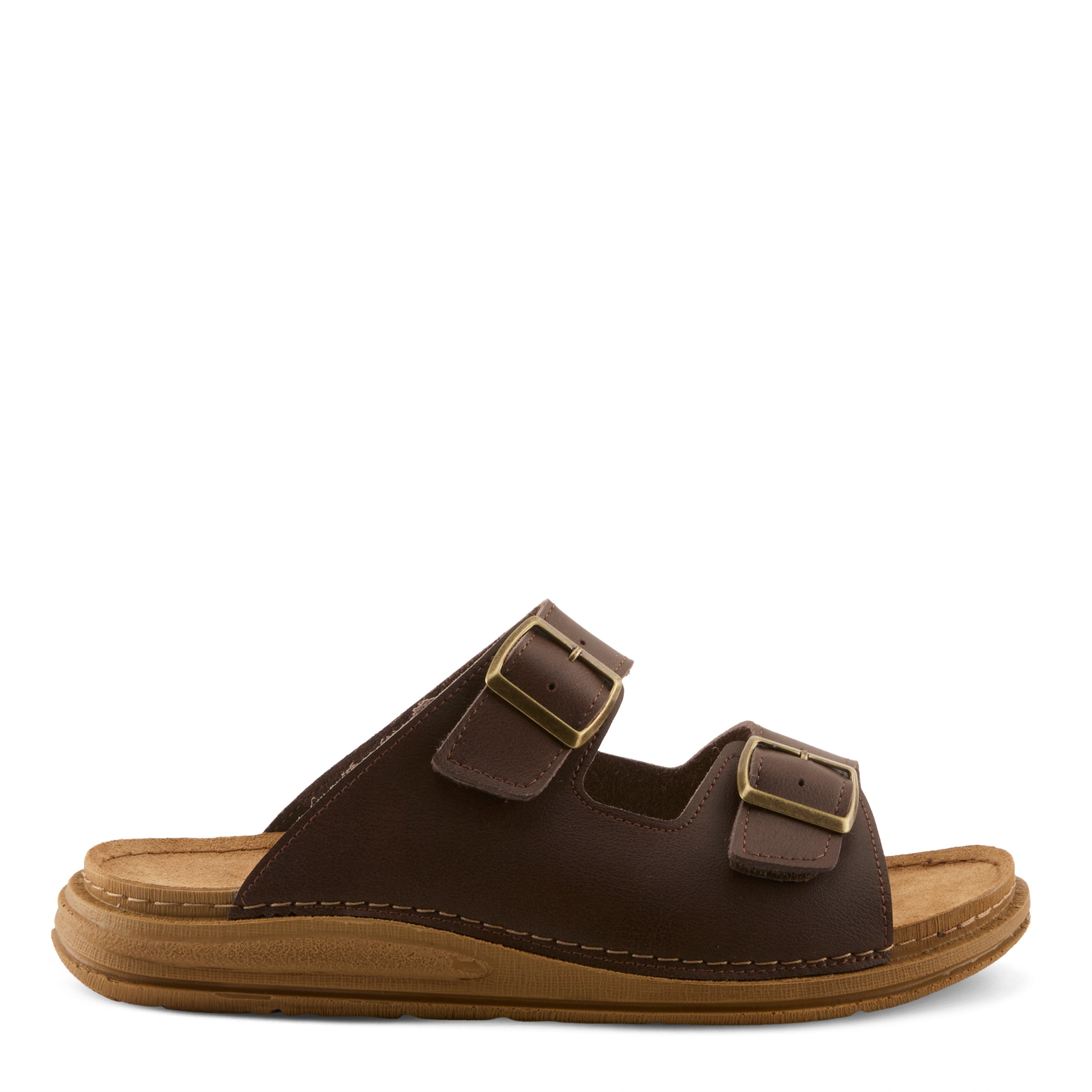 Kovan men's slide sandal in Brown