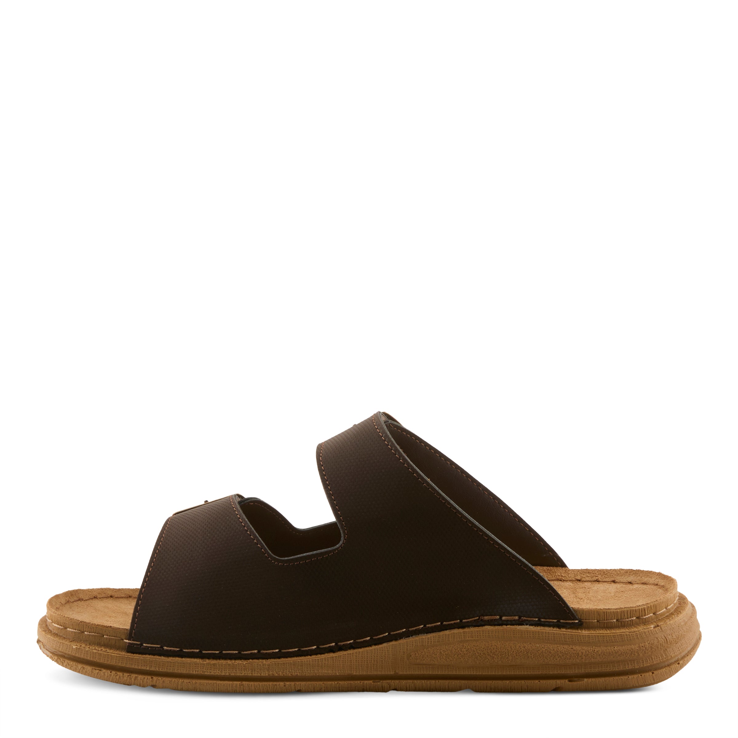 Kovan men's slide sandal in Dark Brown