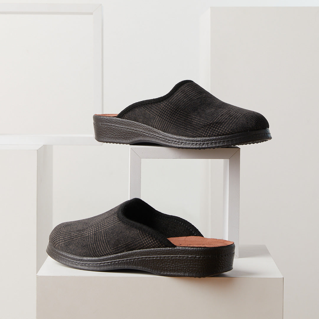 Linizio men's men's slipper in Brown Nubuck