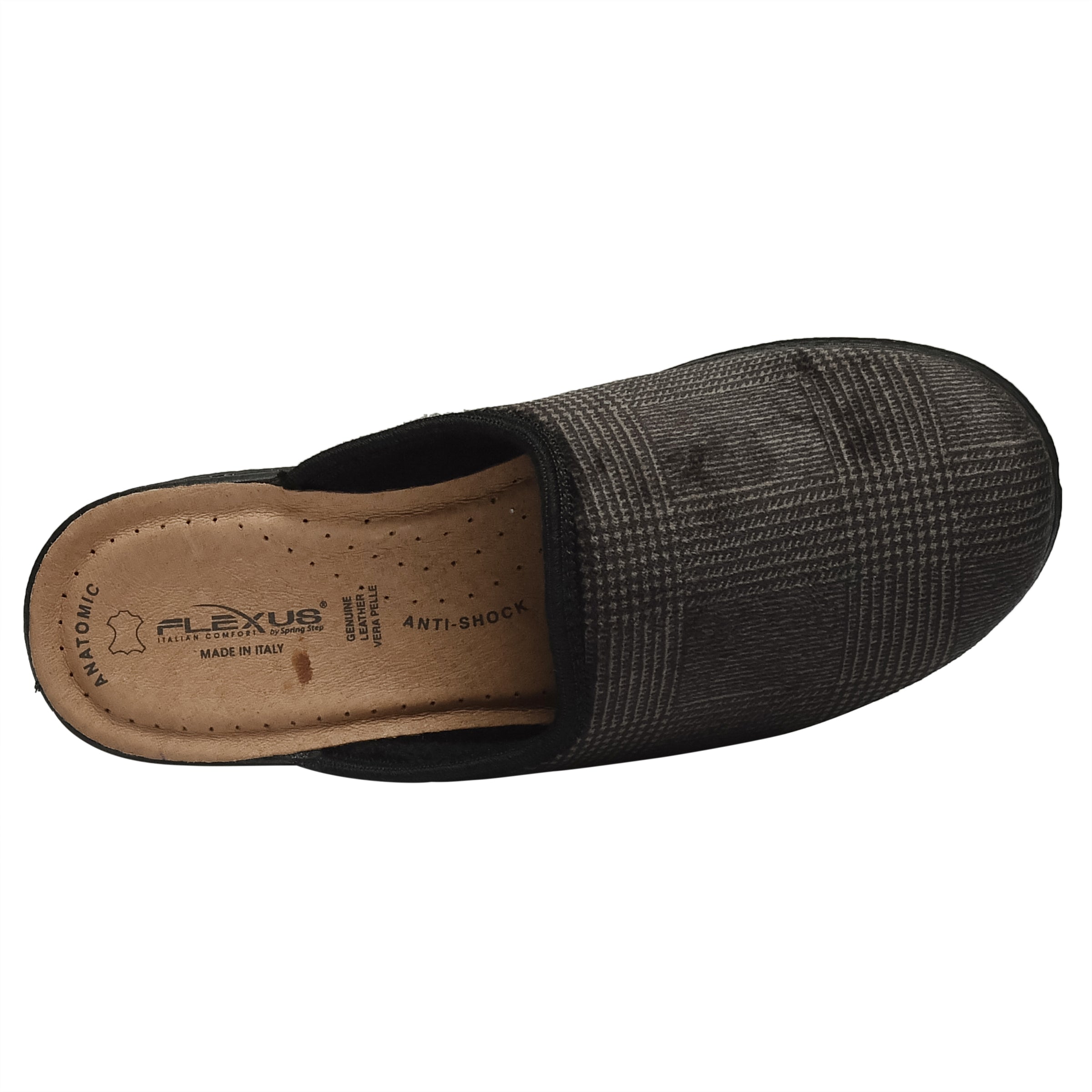 Linizio men's men's slipper in Brown Nubuck