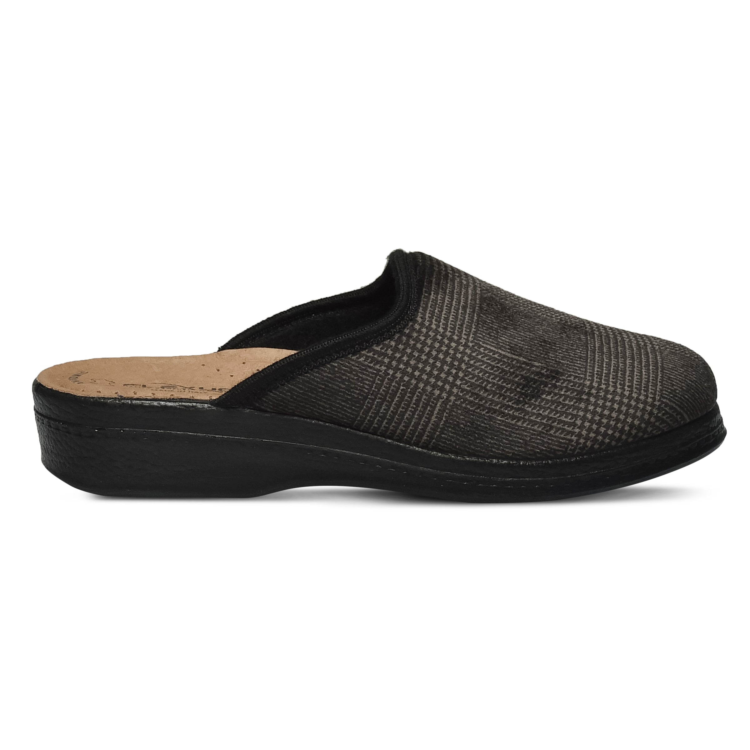 Linizio men's men's slipper in Brown Nubuck