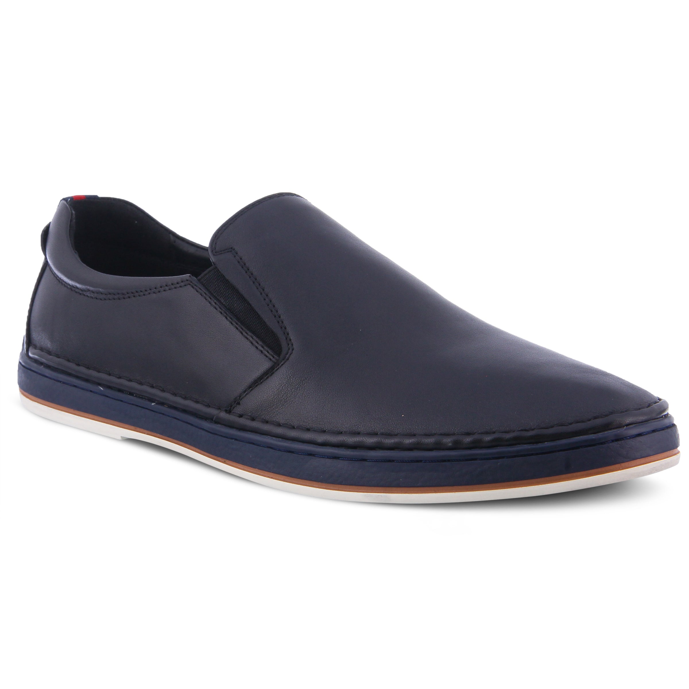 Lugano Slip On men's slip-on casual shoes in Navy