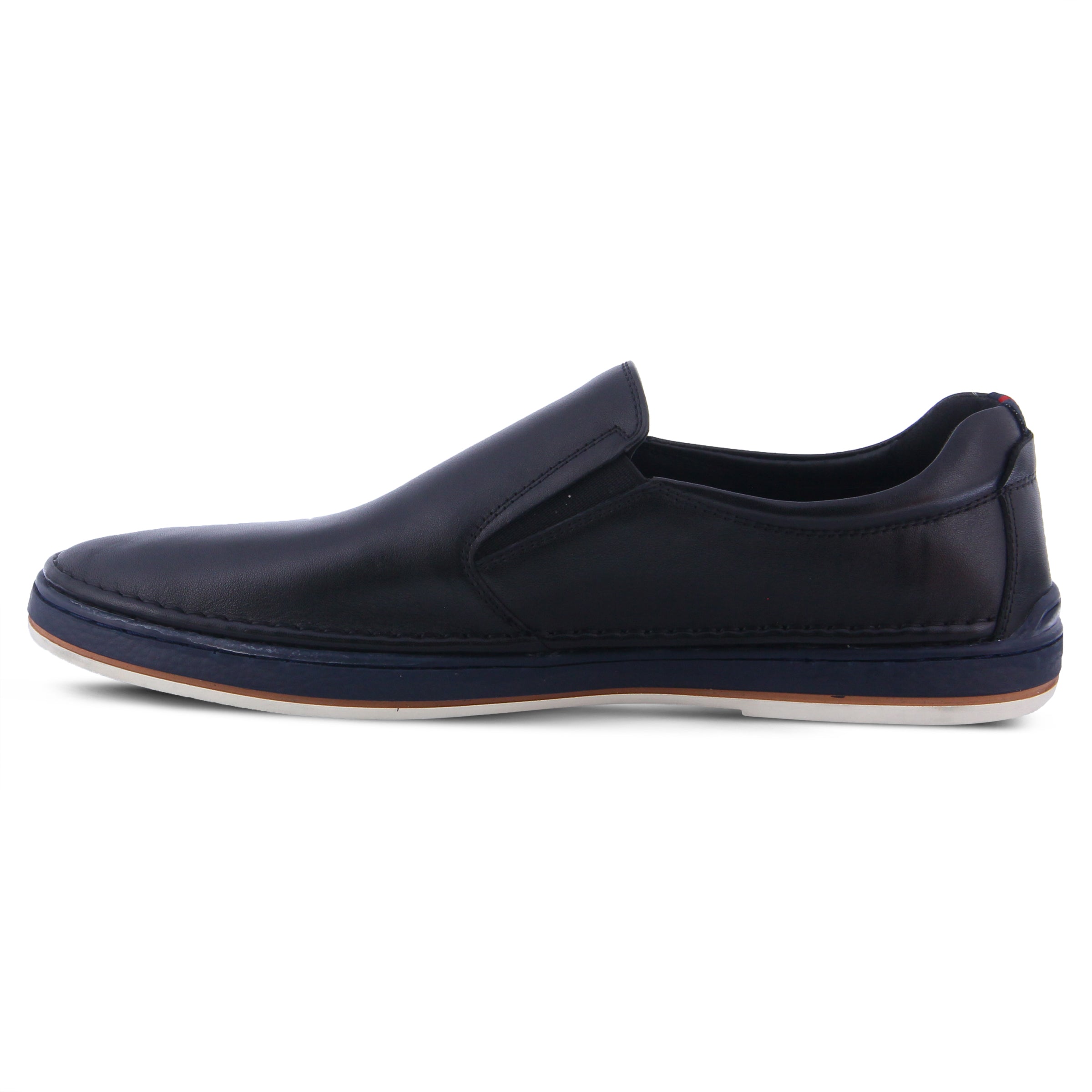 Lugano Slip On men's slip-on casual shoes in Navy