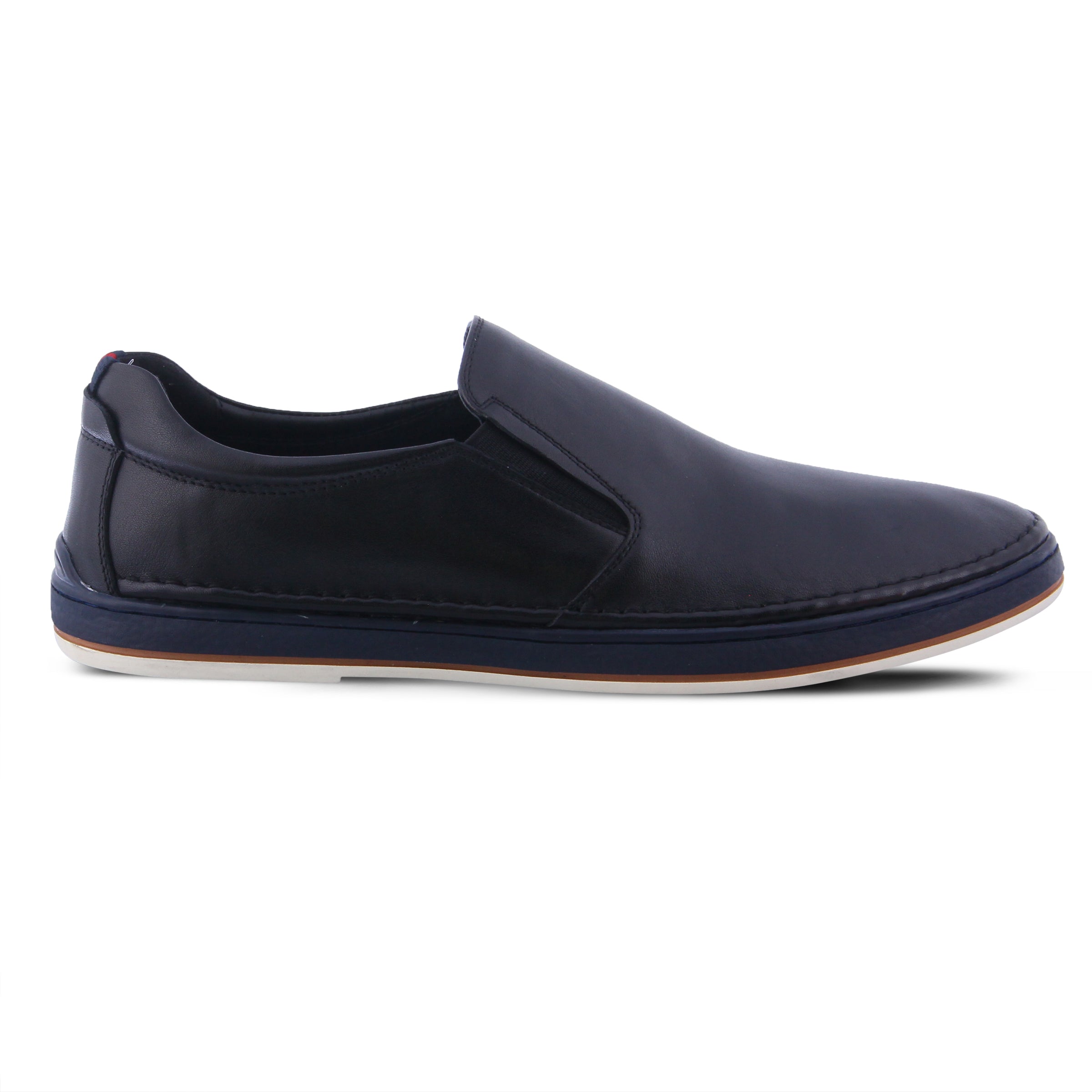 Lugano Slip On men's slip-on casual shoes in Navy
