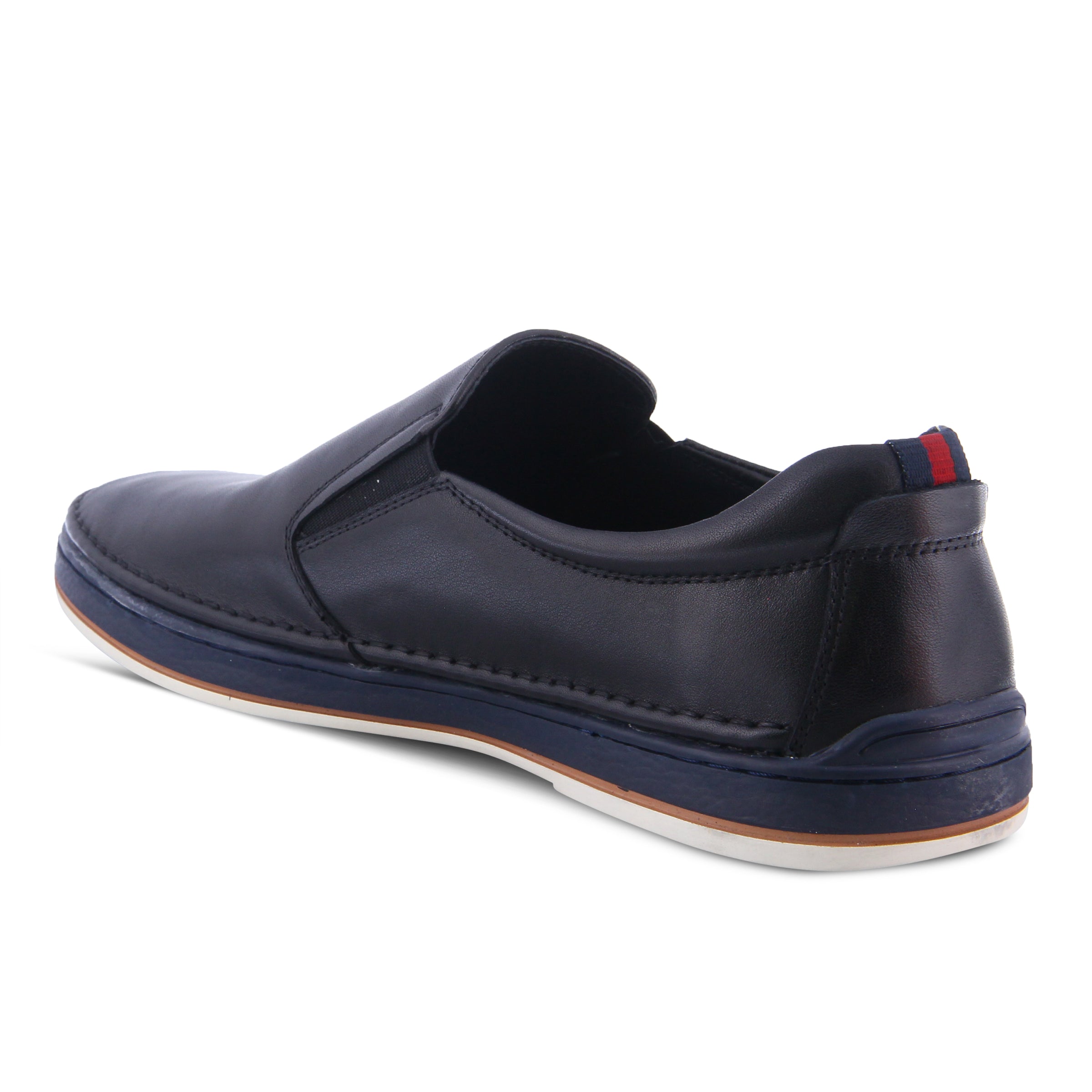 Lugano Slip On men's slip-on casual shoes in Navy