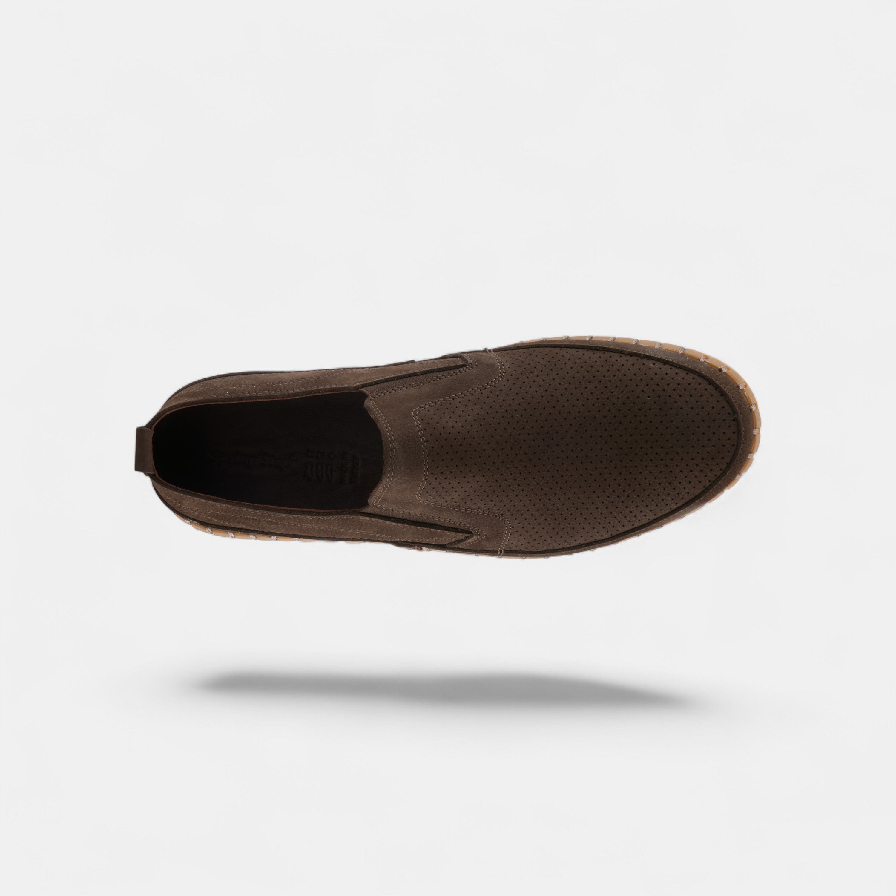Spring Step Men Mateo Brown Nubuck Leather Loafer