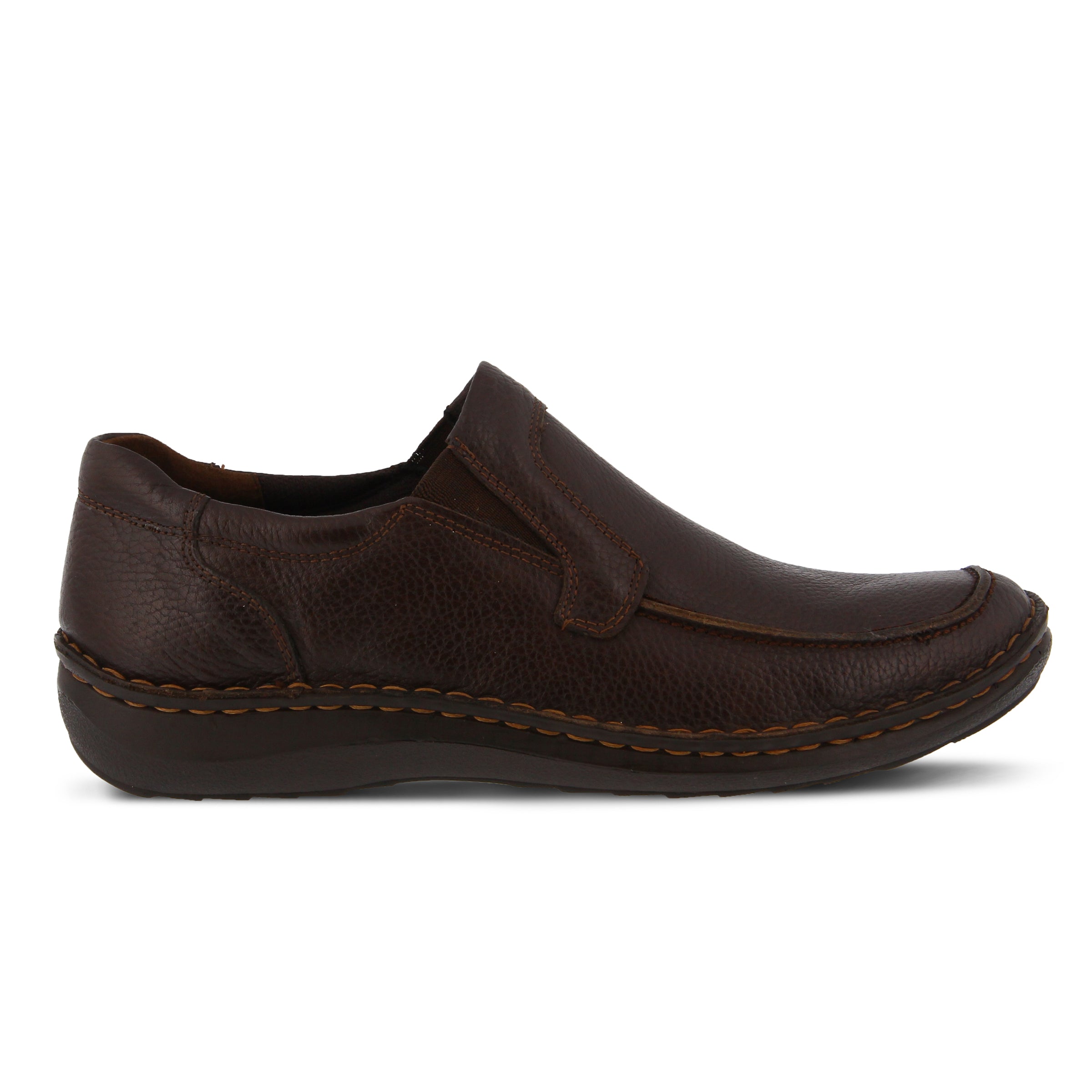 Niccolo men's slip-on casual shoes in Brown