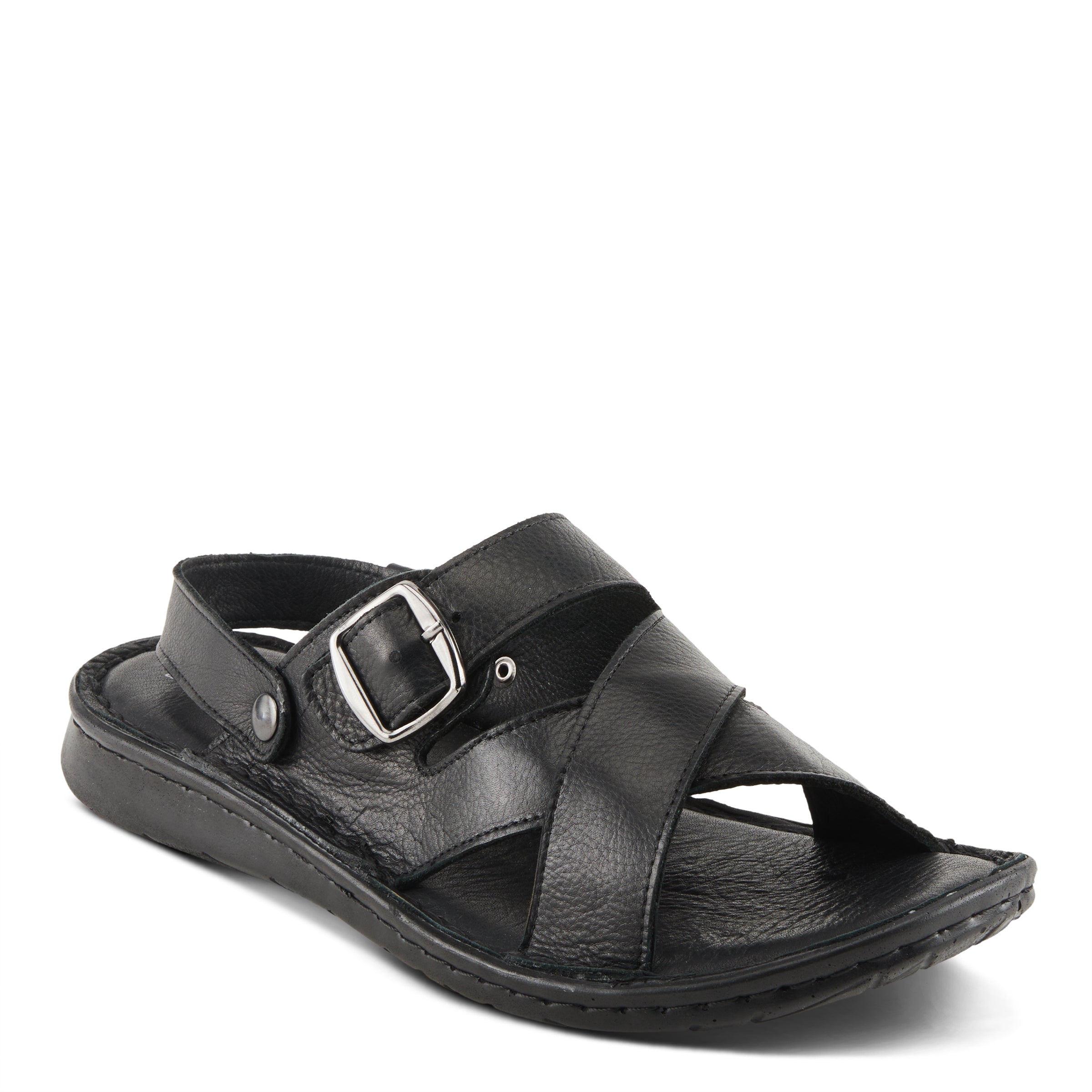 Nofar men's back-strap sandal in Black