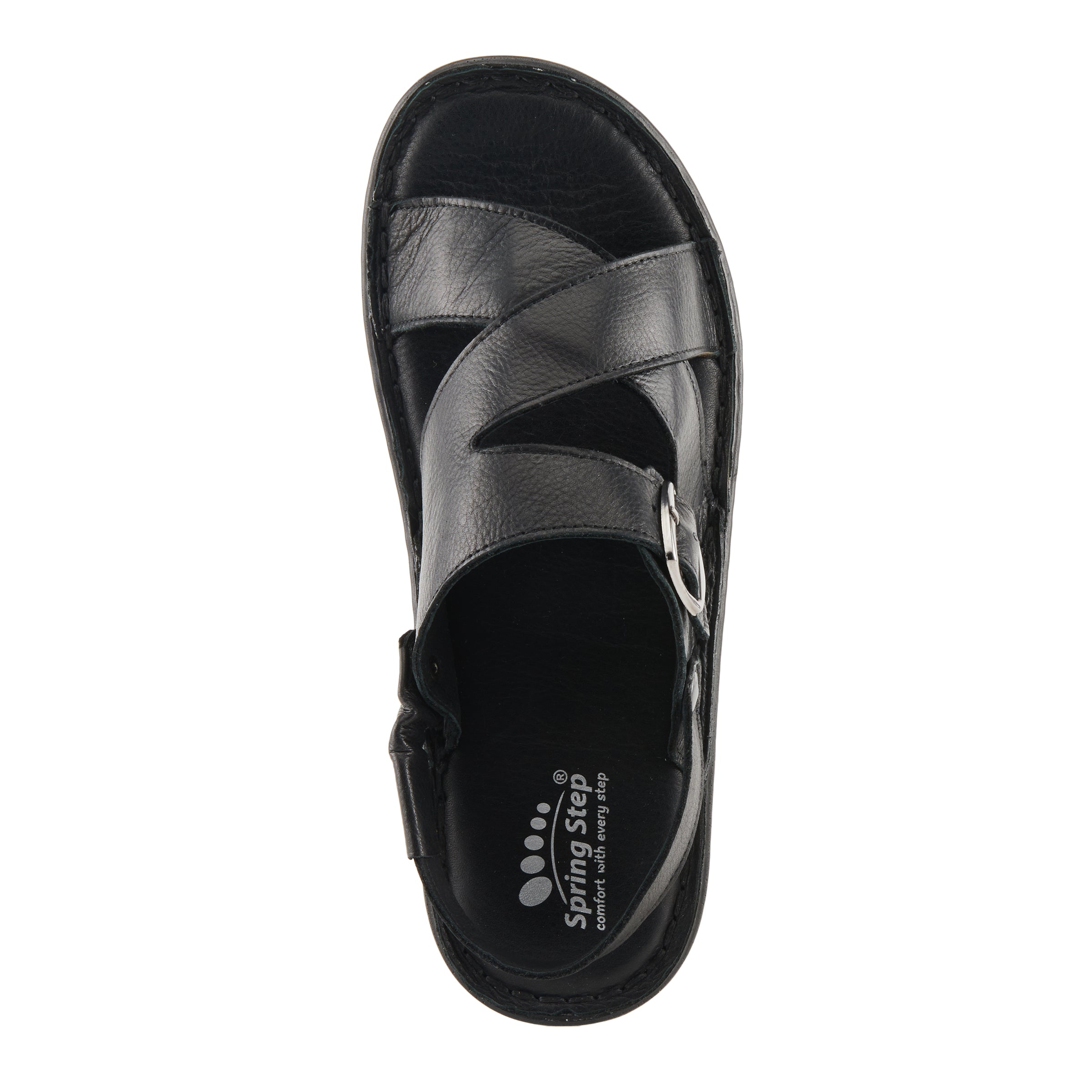 Nofar men's back-strap sandal in Black