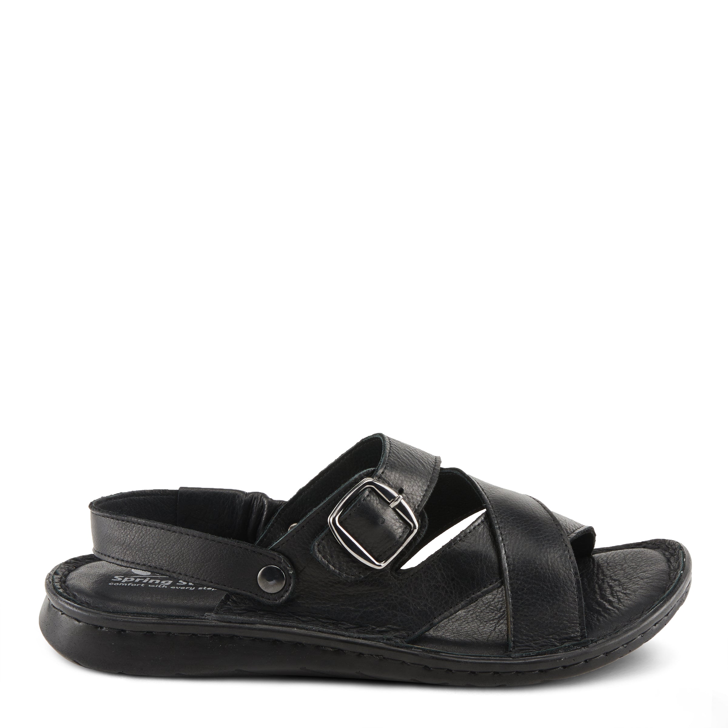 Nofar men's back-strap sandal in Black
