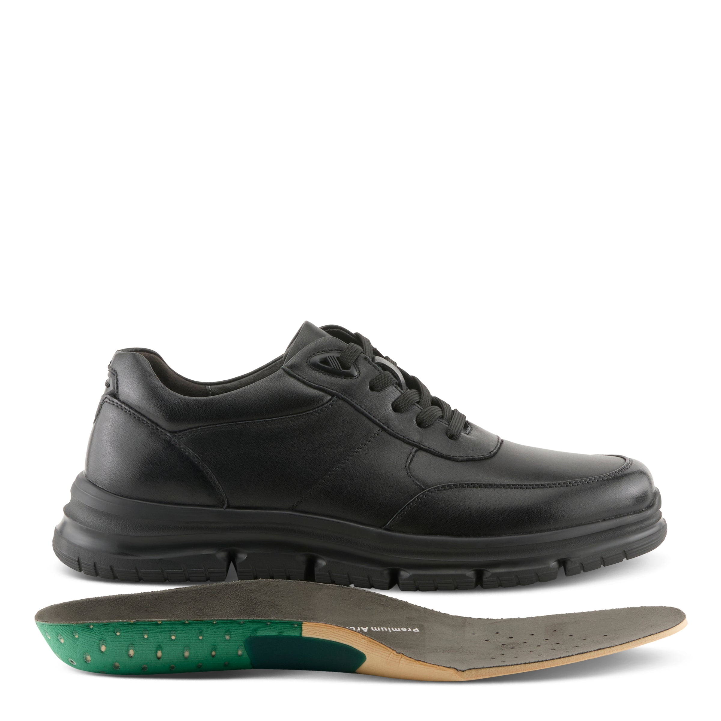 Rodney men's casual sneakers in Black