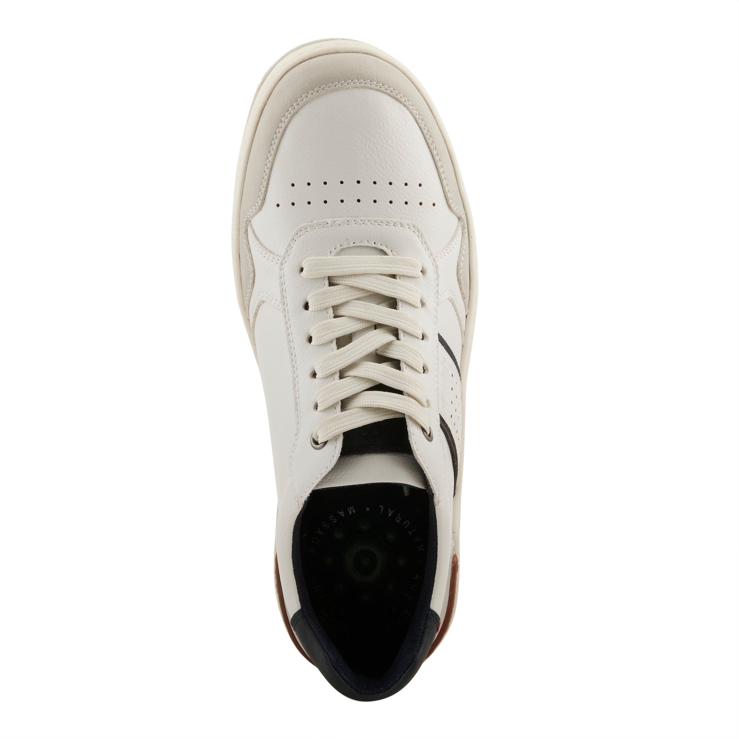 Syed White Multi men's lace-up casual sneakers in Default